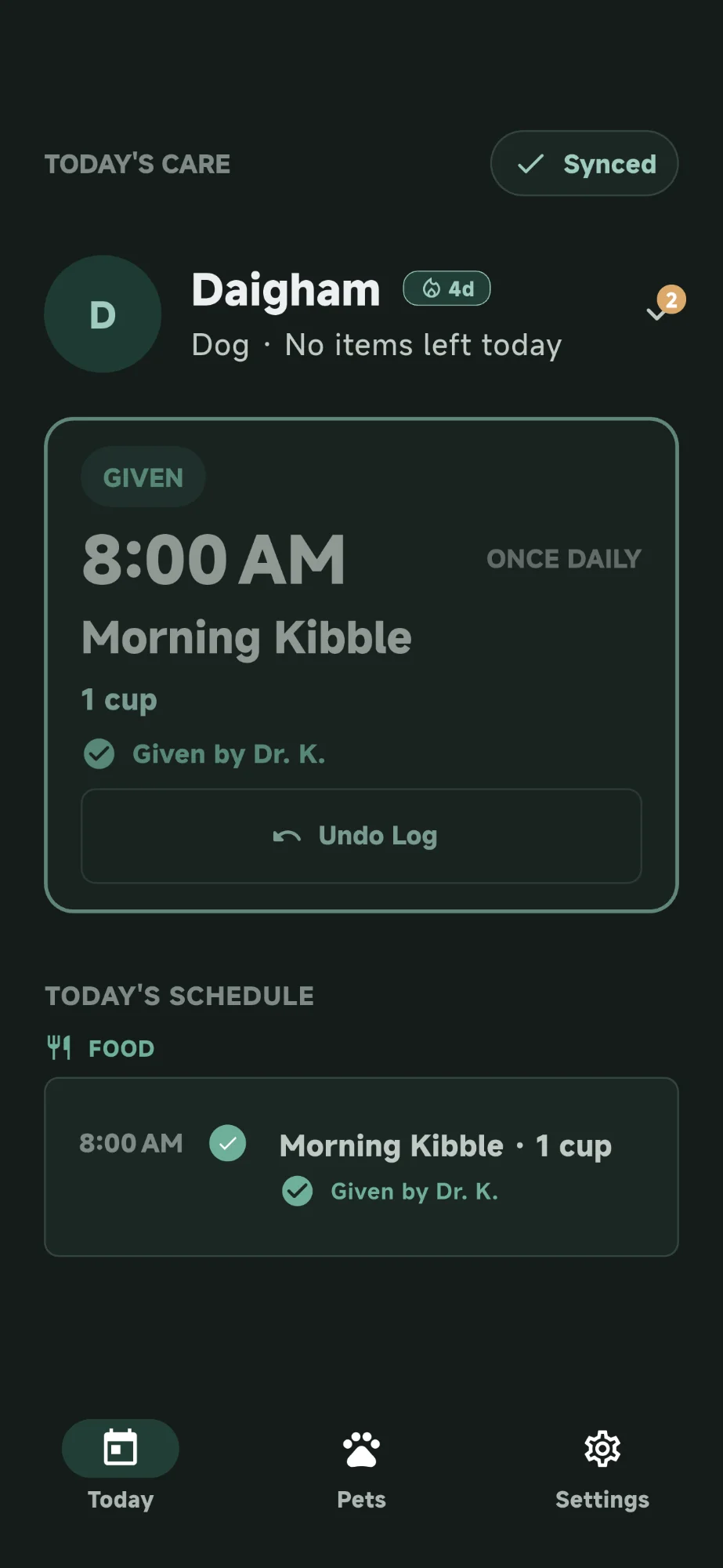 Instant Updates (Dark Mode)