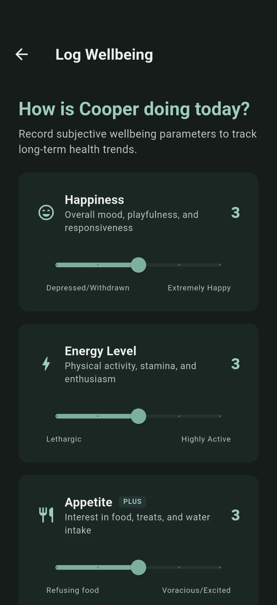 Daily Check-In (Dark Mode)