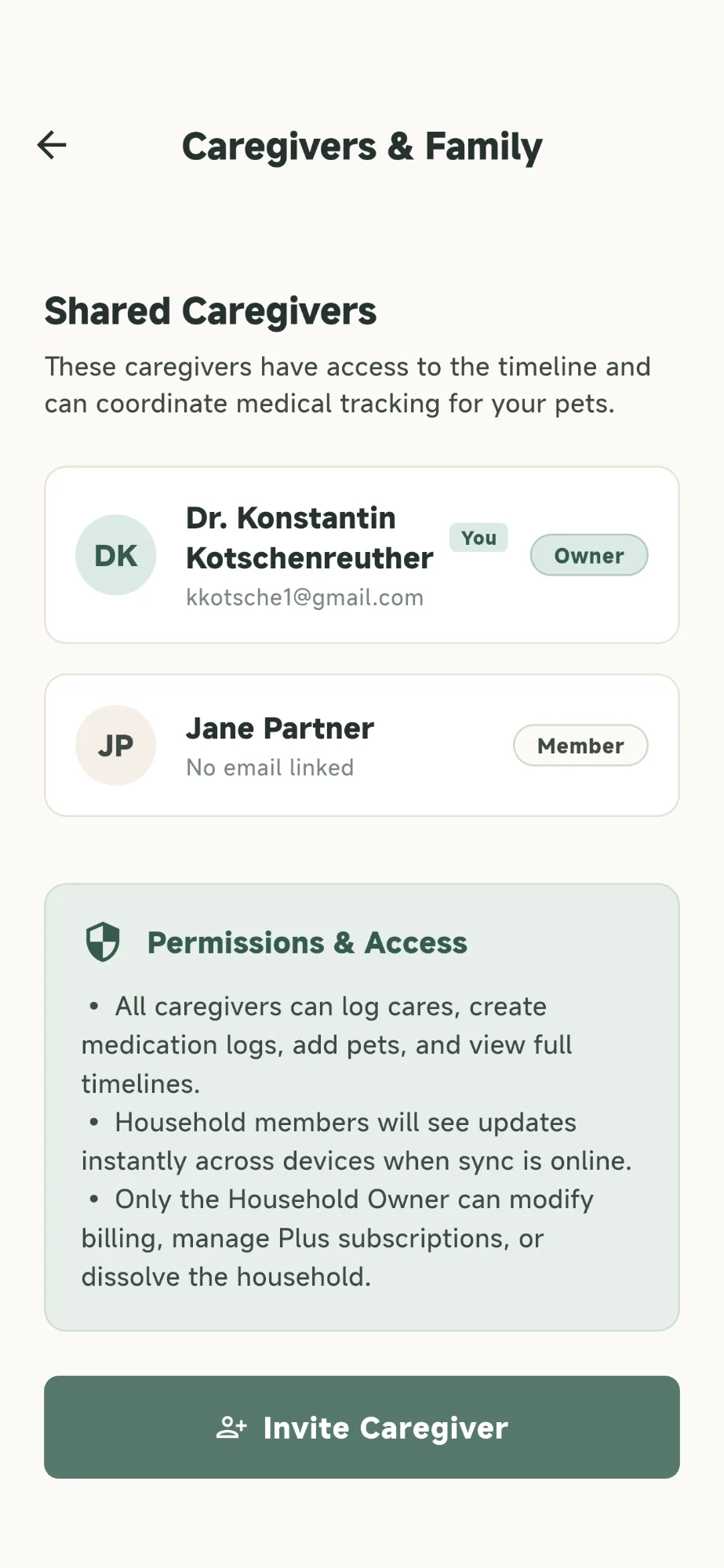 Co-Caregivers (Light Mode)